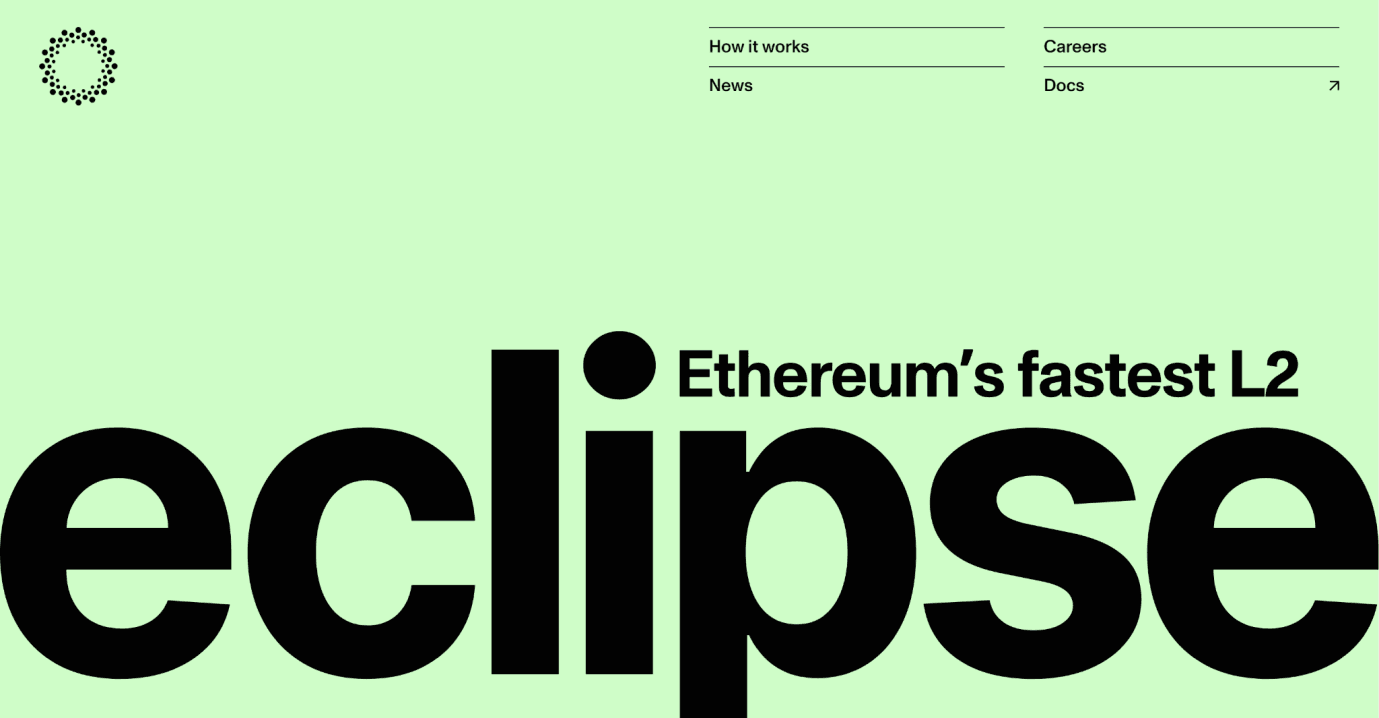 Eclipse：将以太坊安全性，Solana 高性能与 Celestia DA 三者叙事相结合的首个 SVM Layer2