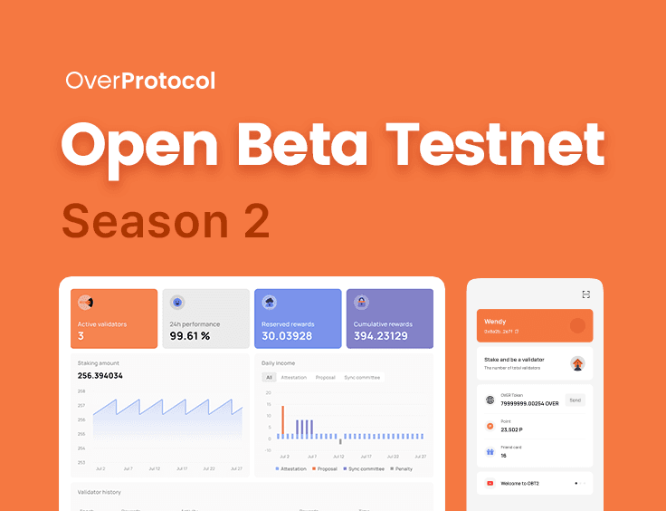 Over Protocol:即将开启第二季公开测试网交互活动