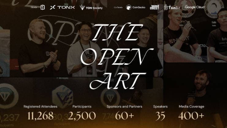 Blum、TONX、TON Society主办「The Open Art」吸引破万人参与,成Token2049周最大盛事