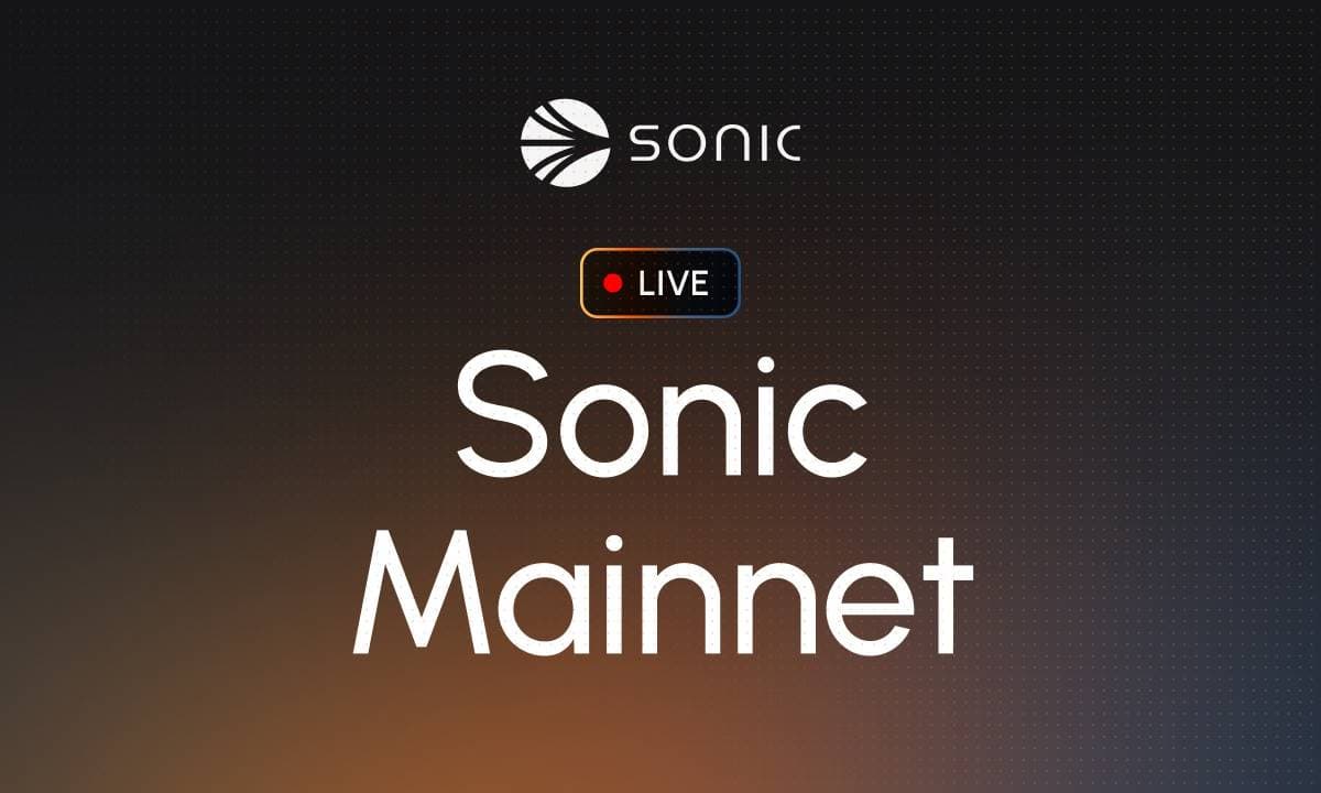 Sonic Labs 推出 Sonic 主网：兼容 EVM，每秒处理 10,000 笔交易，实现亚秒级的交易确认