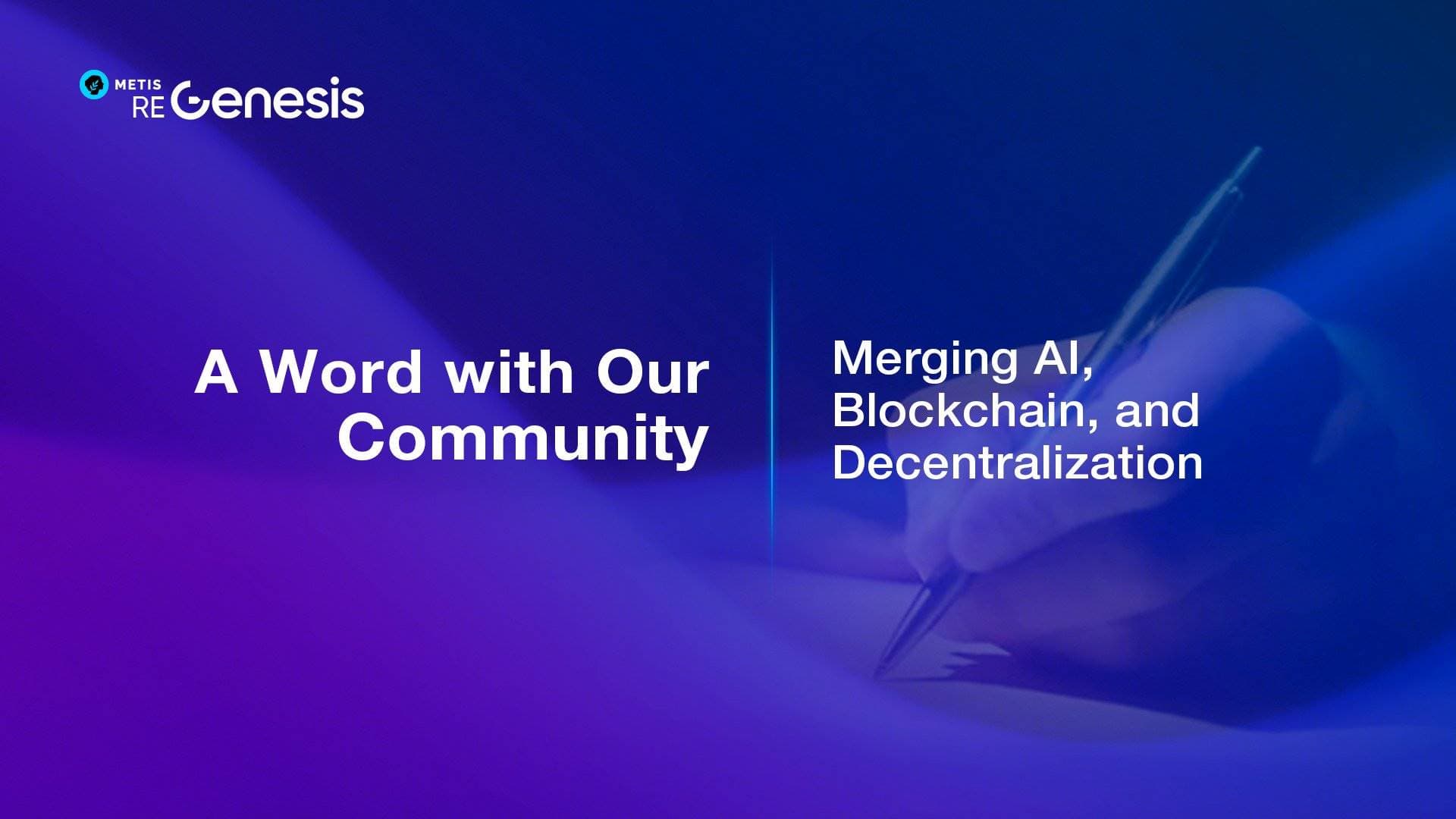 Metis ReGenesis：重塑以太坊生态，共同迎接 AI 时代