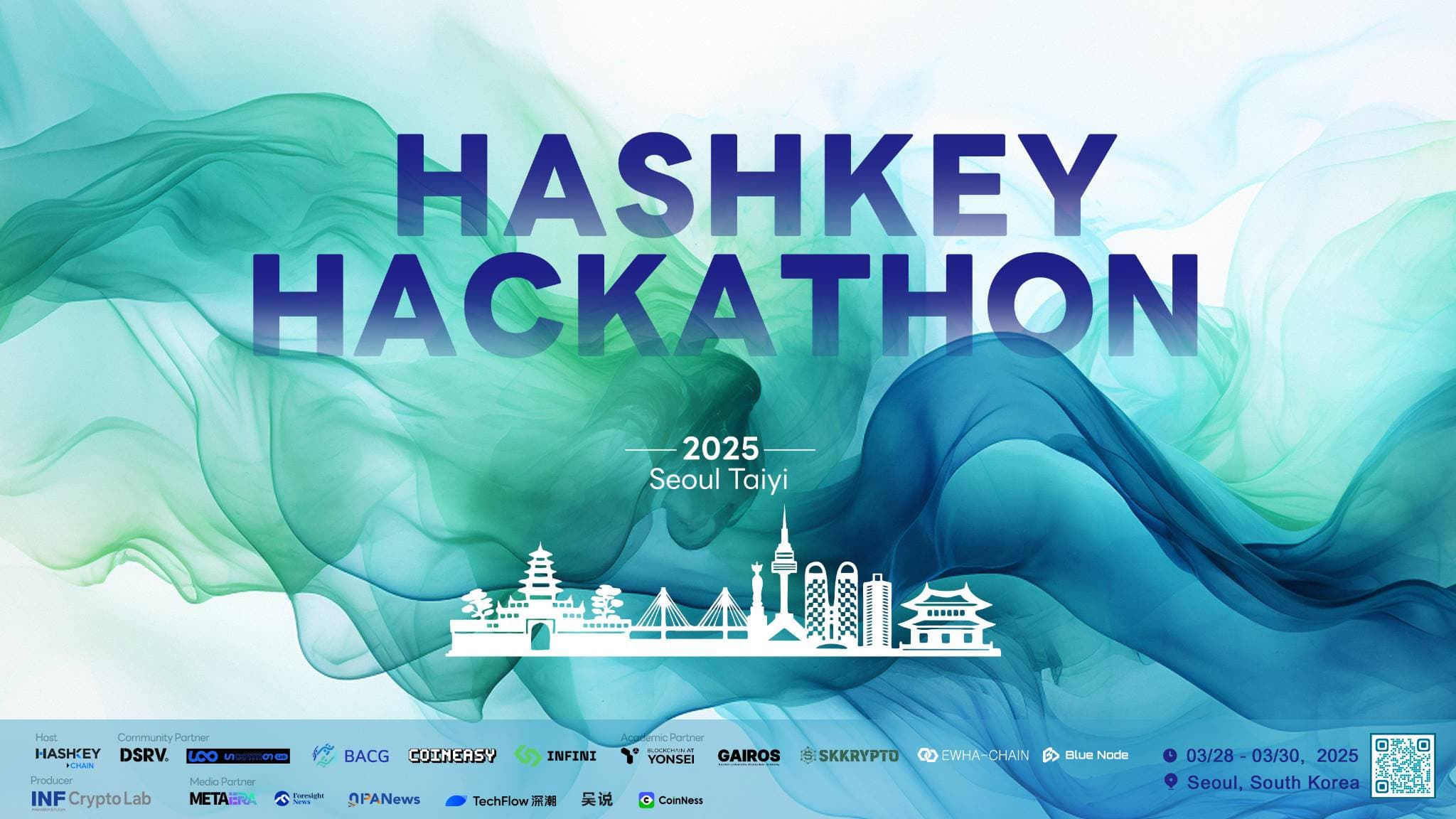 HashKey Chain Hackathon—「Taiyi」将于3月28日于韩国首尔启动，总奖池 50 万 $HSK 诚邀全球开发者