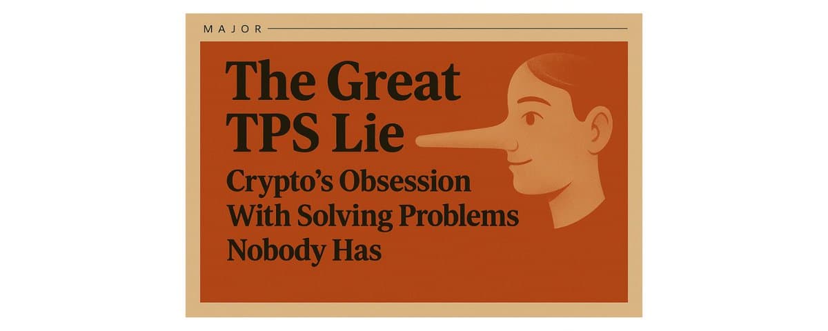 Crypto 行业的 TPS 骗局