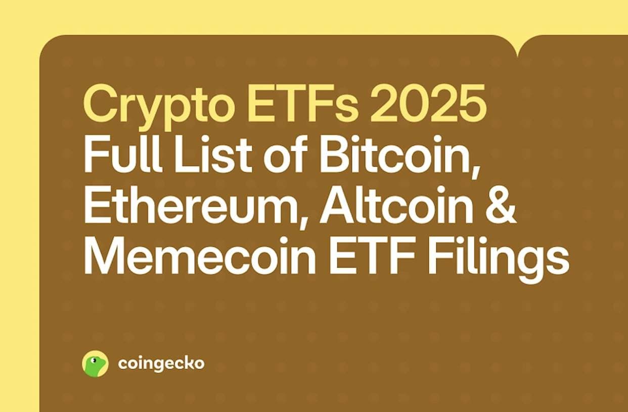 山寨 ETF 热潮现状:详览 2025 年加密 ETF 申请