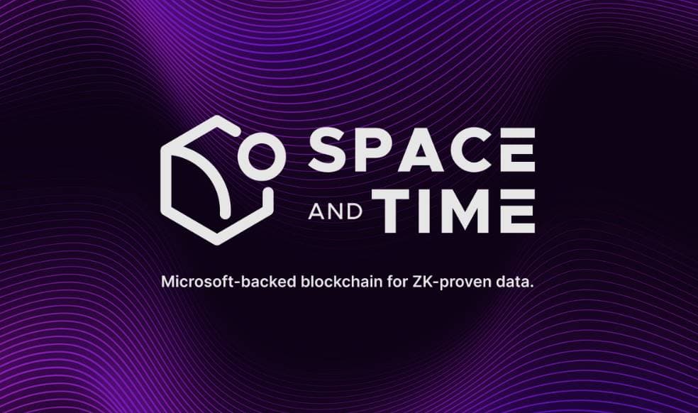 Space and Time 主网上线，推动新一代数据驱动的加密应用