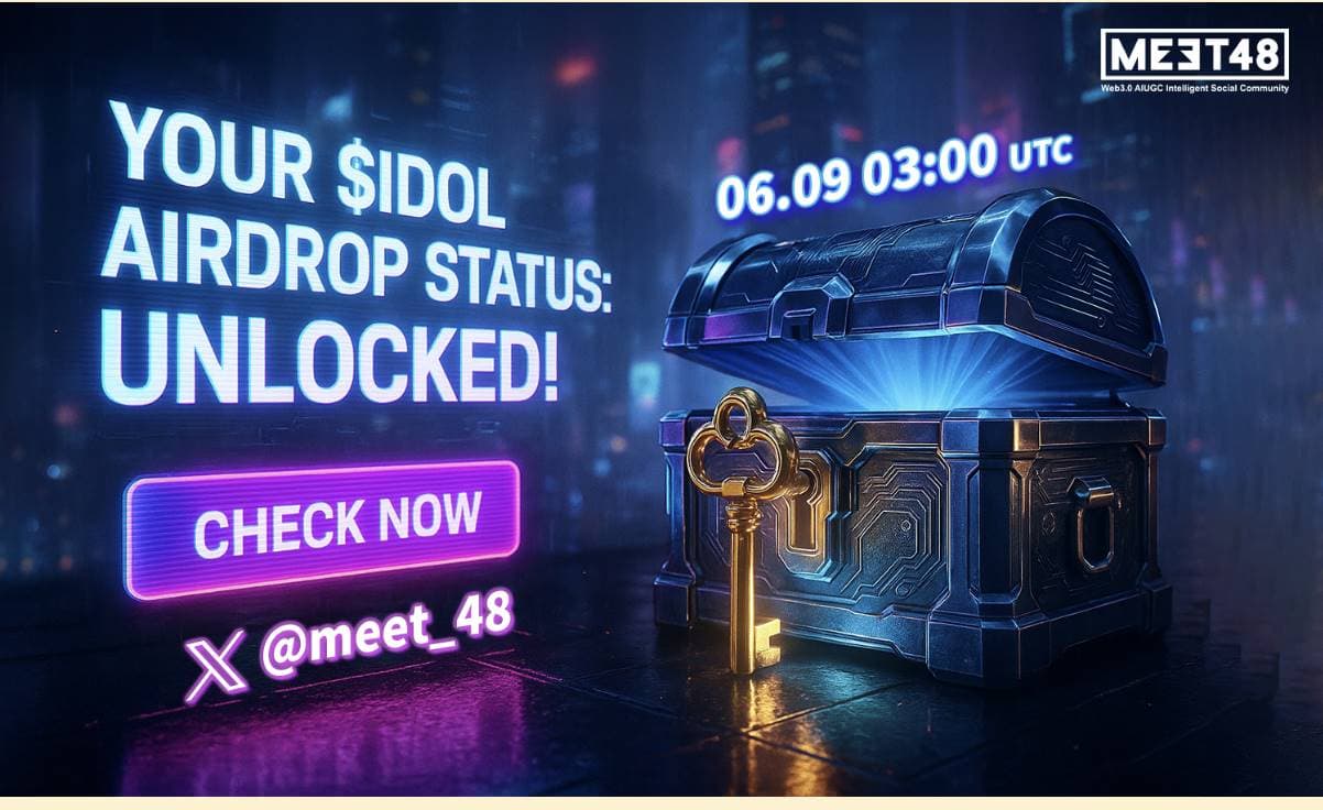 TGE在即!MEET48在6月9日开启$IDOL空投,引领Web3娱乐新纪元