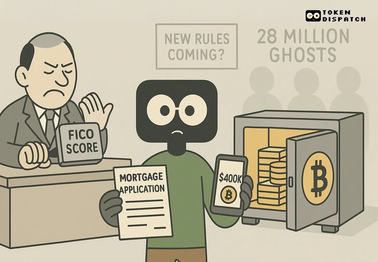 金融未来的十字路口：加密货币如何融入主流信贷体系？