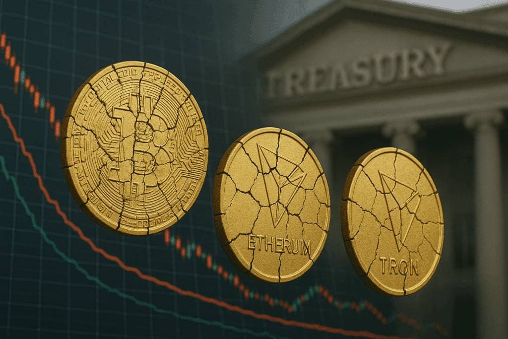 私募股权融资成风，4 家加密储备公司或面临股票下行压力