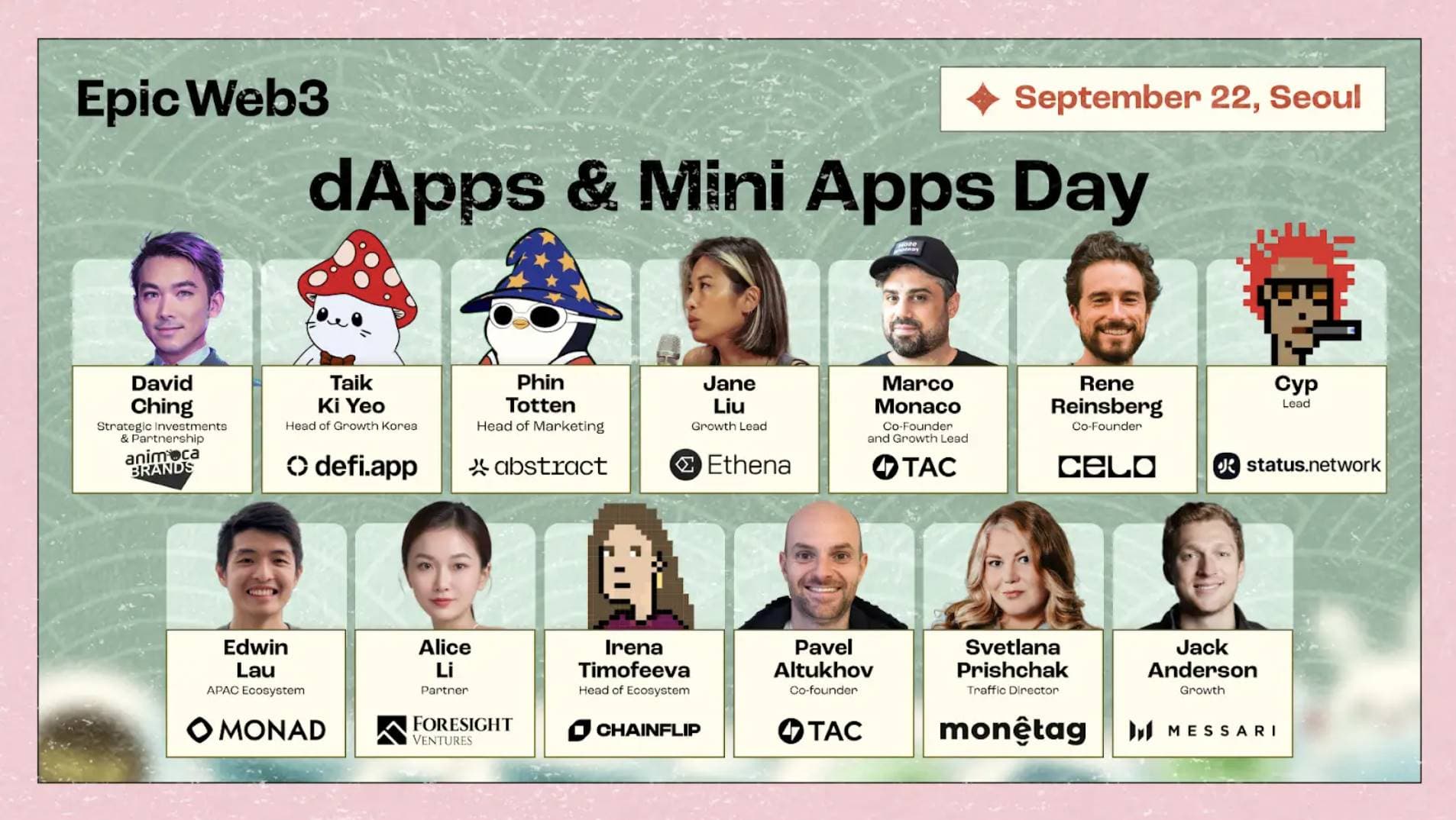 Epic Web3 将于韩国区块链周举办 dApps & Mini-Apps Day