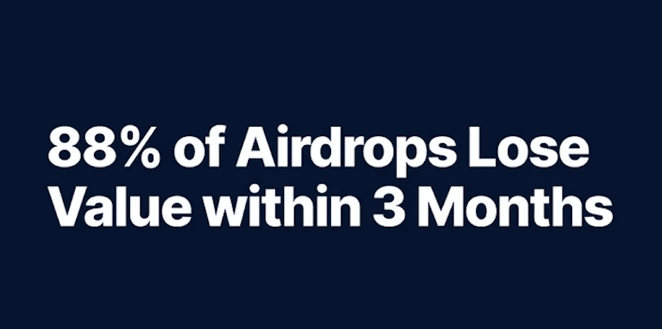 残酷数据：88% 的空投代币「活」不过 3 个月