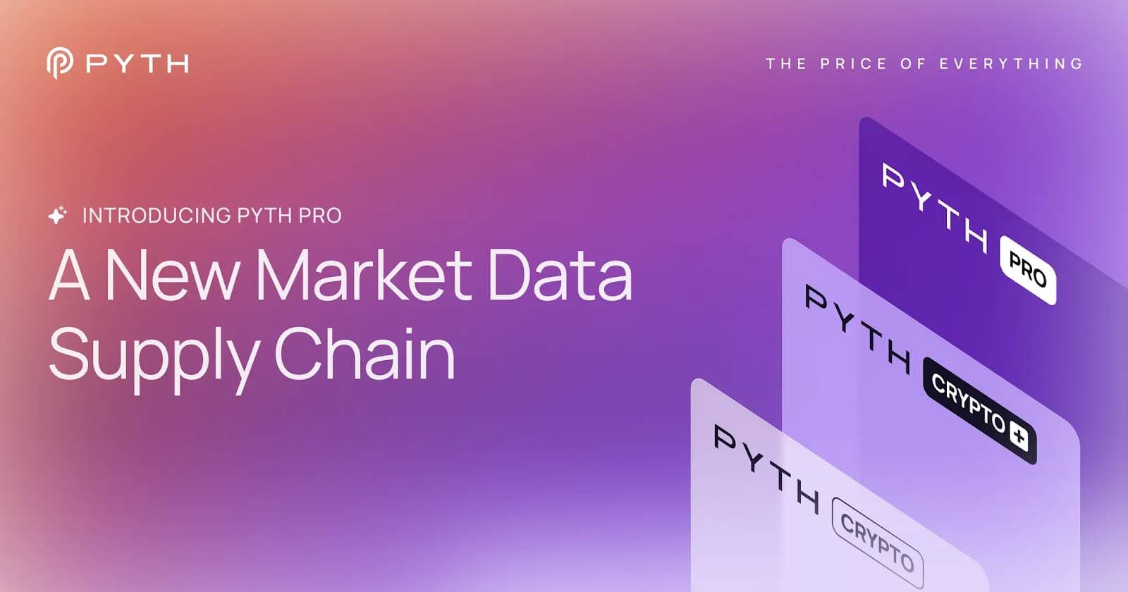 Pyth 宣布推出 Pyth Pro：重塑市场数据供应链