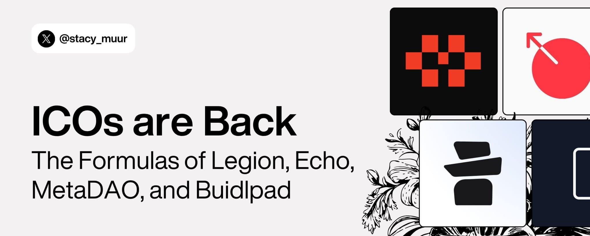 ICO 复兴：Echo、Legion 等让投机狂潮变结构化投资