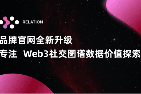 Relation：官网品牌全新升级，专注Web3社交图谱数据价值探索