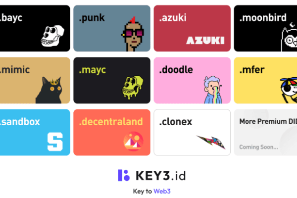 KEY3.id 推出无聊猿域名.bayc，系首个与蓝筹NFT灵魂绑定的数字身份