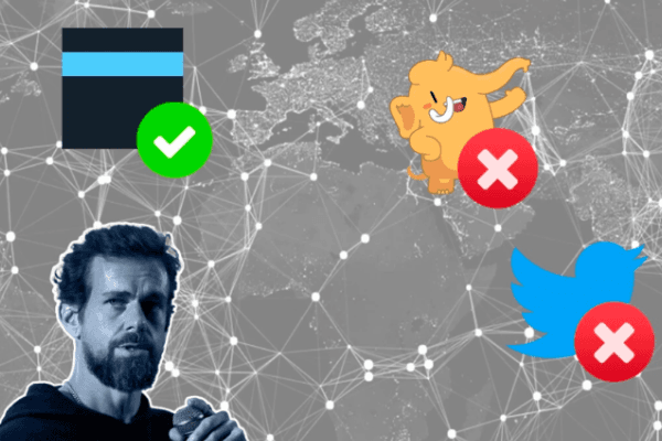 去中心化社交协议： Nostr 向左， Farcaster 向右