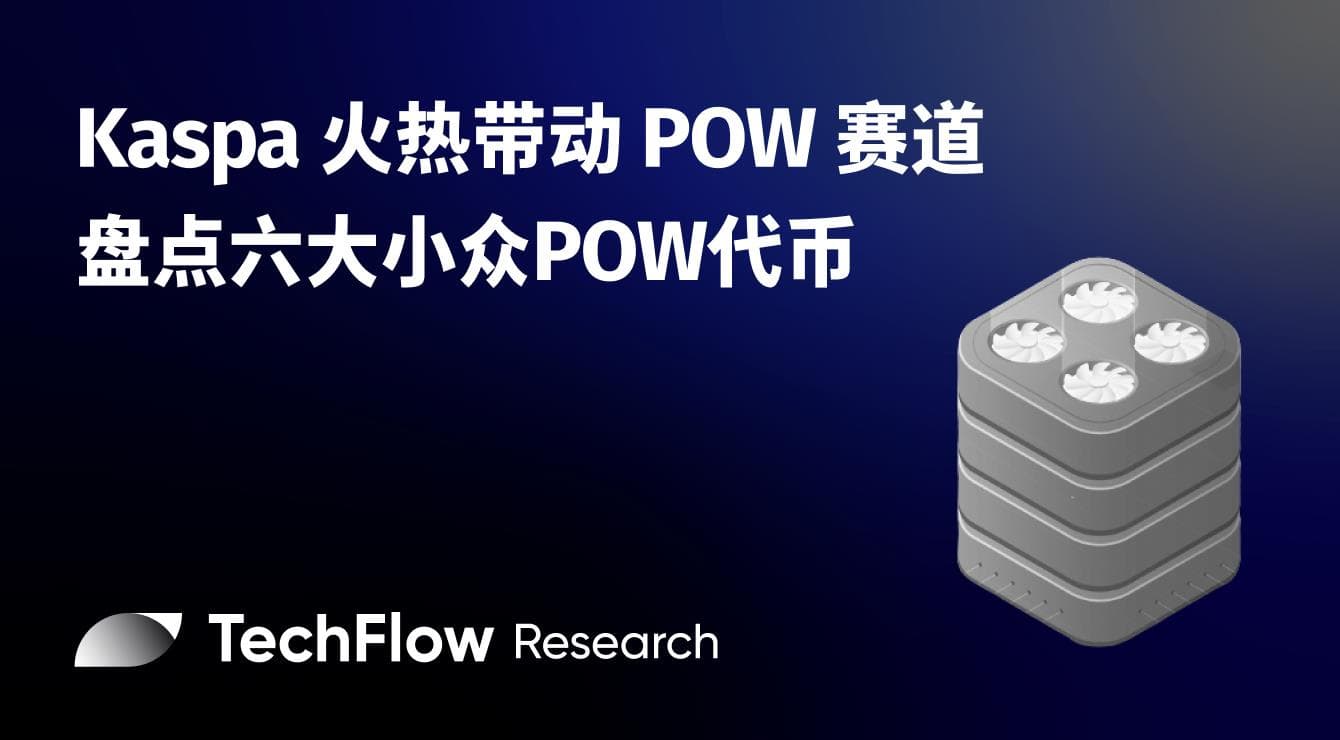 Kaspa火热带动POW赛道,盘点六大小众POW代币