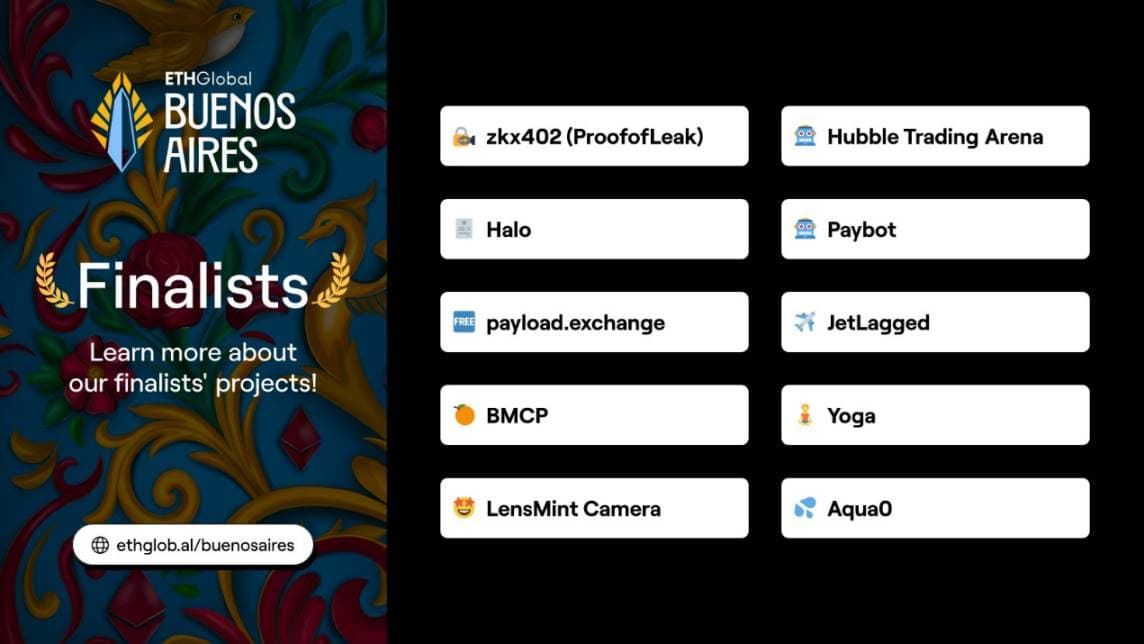 速览 ETHGlobal 布宜诺斯艾利斯黑客松十个获胜项目