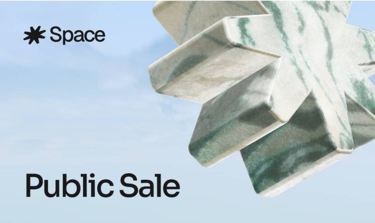 Space 宣布其原生代币 $SPACE 即将公开发售