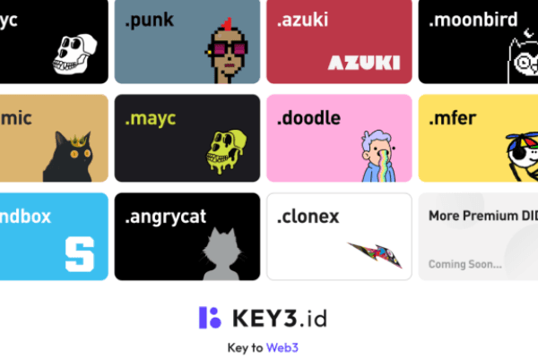 BitKeep Wallet上线支持KEY3.id 推出的.bayc等蓝筹NFT域名解析